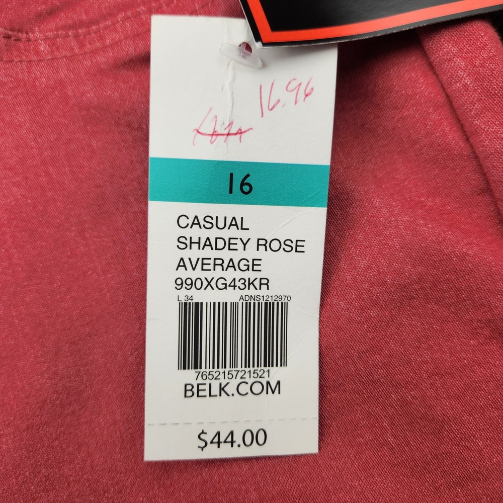Kim Rogers Super Stretch Pull On Pants Womens 16 Shadey Rose Pink 990XG43KR New - Picture 4 of 8